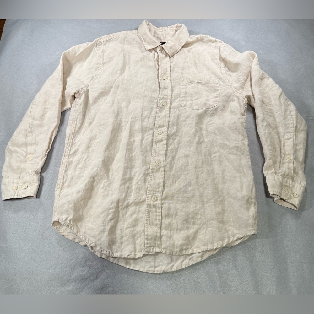 Desmond & Dempsey 100% Iinen Button Down